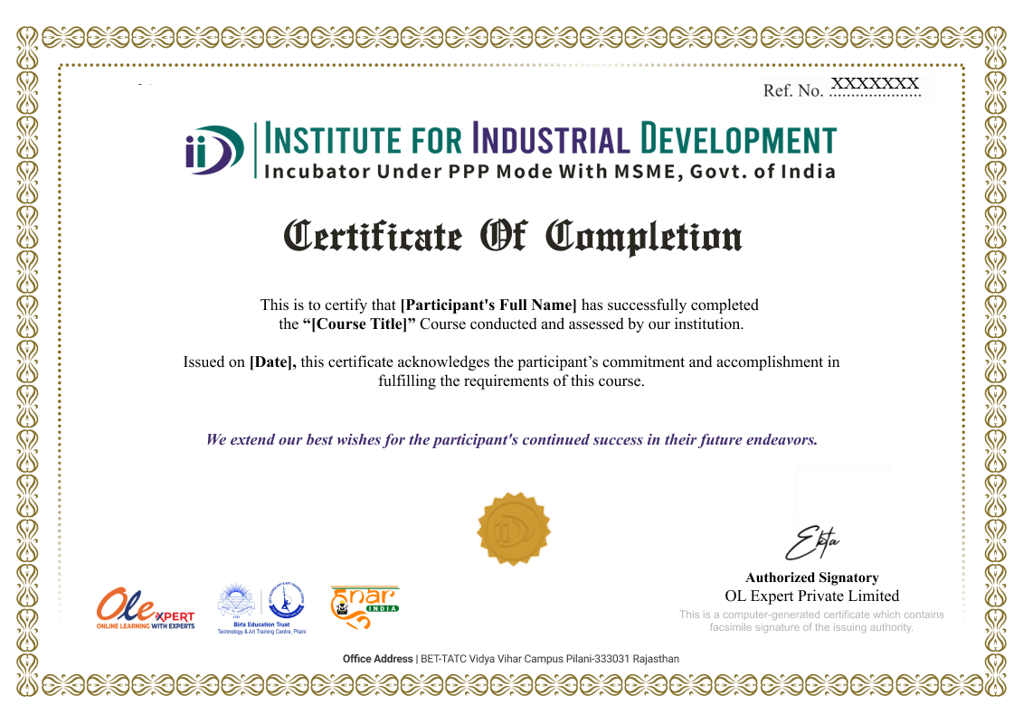 Demo Certificate